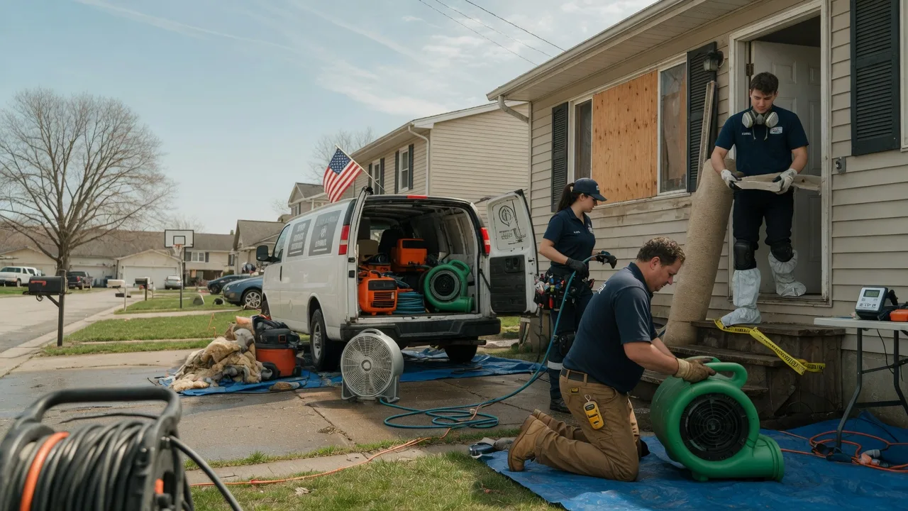 Water Damage Restoration in Galveston, IN near me